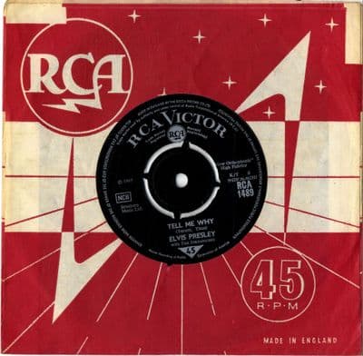 Elvis Presley - Tell Me Why/Puppet On A String (1489)