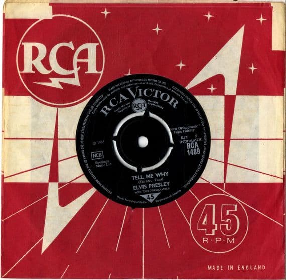 Elvis Presley - Tell Me Why/Puppet On A String (1489)