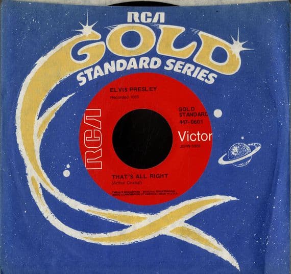 Elvis Presley - That's All Right/Blue Moon Of Kentucky(447-0601) As New