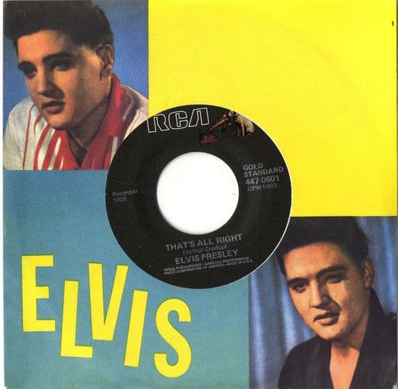 Elvis Presley - That's All Right/Blue Moon Of Kentucky 447-0601) Gold Standard - New9)