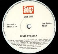 Elvis Presley - The Golden Album (Sunday 1) M-/M