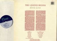 Elvis Presley -  The Legend Begins - Elvis Live  (OCNWLP) M-