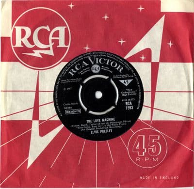 Elvis Presley - The Love Machine/|You Gotta Stop (1593) Ex
