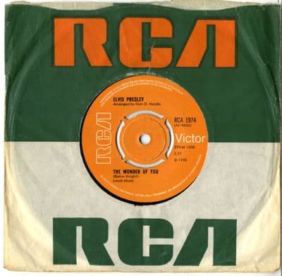 Elvis Presley - The Wonder Of You/Mama Liked The Roses  (1974)