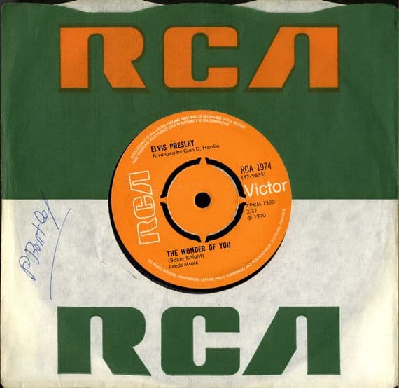 Elvis Presley - The Wonder Of You/Mama Liked The Roses (1974)  M-