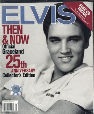 Elvis Presley -Then & Now - USA Mag with CD - New/Sealed