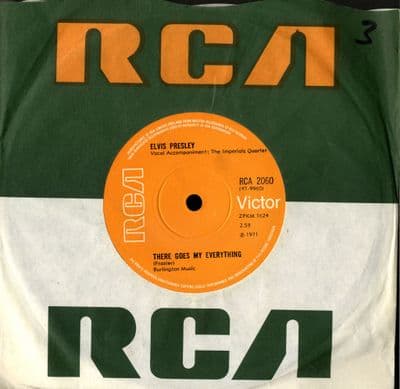 Elvis Presley - There Goes My Everything/I Really Don't Want To Know (2060) M-