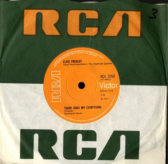 Elvis Presley - There Goes My Everything/I Really Don't Want To Know (2060) M-