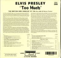Elvis Presley - Too Much - The British HMV Singles(VTRLP 2040) New/Sealed