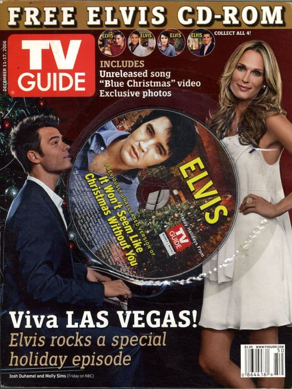 Elvis Presley - TV Guide with Free CD - Rom