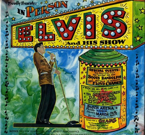 Elvis Presley - USA - 1961 Hawaii Benefit Concert  (GA 200) With 16 Page Booklet