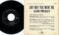 Elvis Presley - USA - Any Way You Want Me (EPA 965) - Rare Dogless Label) Ex/Ex