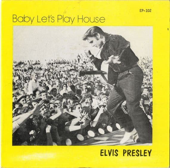 Elvis Presley - USA - Baby Let's Play House (Sun EP - 102) M-