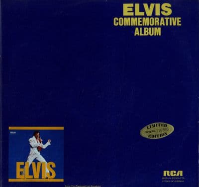 Elvis Presley - USA - Elvis Commemorative Album (DPL2-0056) Gold Vinyl 2 LP Set - M-