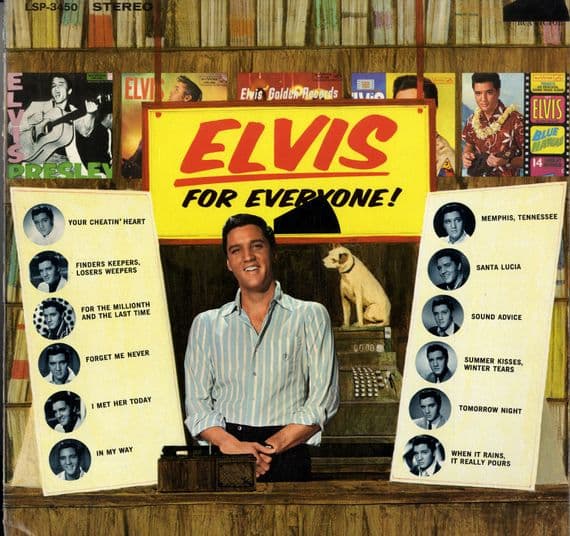 Elvis Presley - USA - Elvis For Everyone (LSP 3450) New Black Label