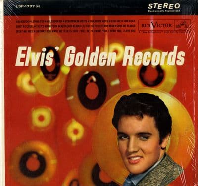 Elvis Presley - USA - Elvis' Golden Records (LSP 1707) 1964 Stereo Issue - M-/Ex