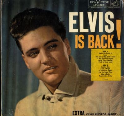 Elvis Presley - USA - Elvis Is Back ! (LPM 2231) Original