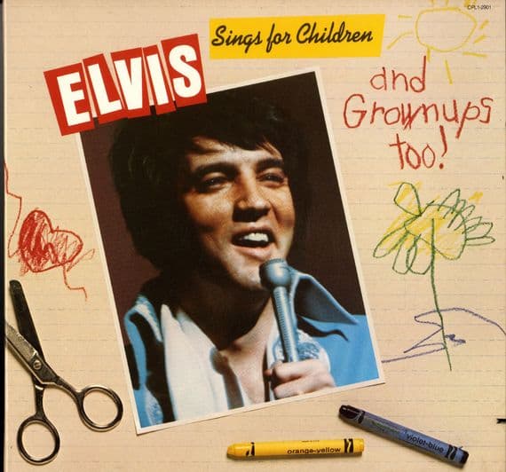 Elvis Presley - USA - Elvis Sings For Children and Grown Ups Too ! (2901) With  Greeting  Card