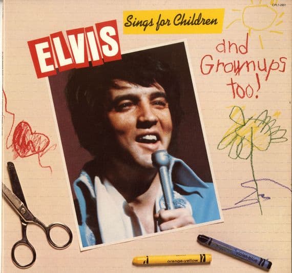 Elvis Presley - USA - Elvis Sings For Children and Grown Ups Too ! (2901) With  Greeting  Card