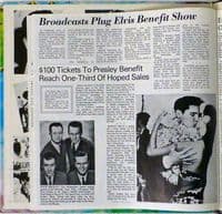 Elvis Presley - USA - Hawaii Benefit Concert (GA 200) Gatefold Book Cover - M-