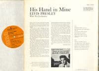 Elvis Presley - USA - His Hand In Mine (LSP 2328) Orange Label  M-/M-