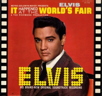 Elvis Presley - USA - It Happened At The World's Fair (APL1-2568) 1979 Black Label - Ex/Ex