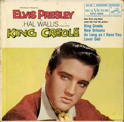 Elvis Presley -USA - King Creole (EPA 4319)