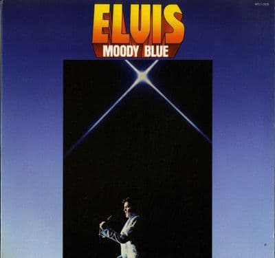 Elvis Presley - USA - Moody Blue (AFL1-2428) Blue Vinyl - M-/M