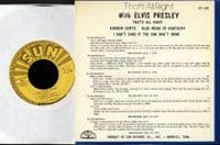Elvis Presley - USA - That's All Right (Sun EP - 100) M-