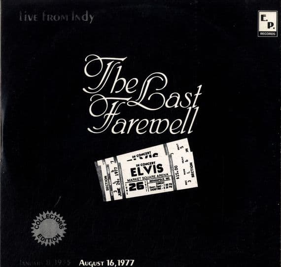 Elvis Presley - USA - The Last Farewell - Live From Indy - 2 x LP Set - Ex/M-
