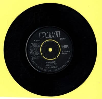 Elvis Presley - Way Down/Pledging My Love (PB 0998) Black Label - M-
