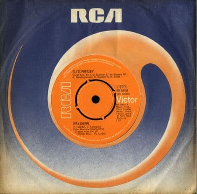 Elvis Presley - Way Down/Pledging My Love (PB 0998)  M-