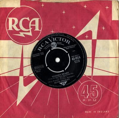Elvis Presley - Wooden Heart/Tonight Is So Right for Love (1226)  RCA Victor - Ex