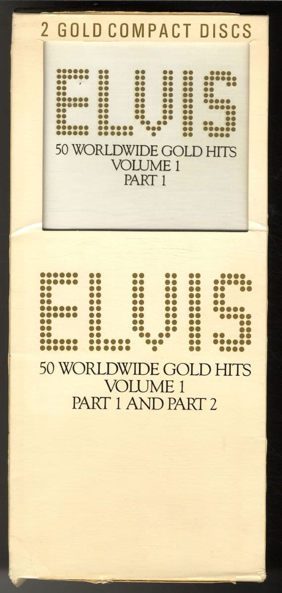 ELVIS PRESLEY - Worldwide Gold Award Hits Volume 1 & 2 -2 x Gold CD 's