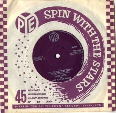 Emile Ford - What Do You Want To Make Those Eyes At Me For/Don't Tell Me Your Troubles (7N 15225)