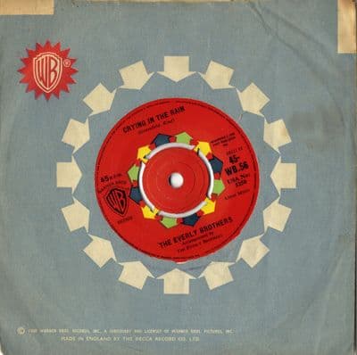 Everly Brothers,The - Crying In The Rain/I'm Not Angry (WB 56) Ex