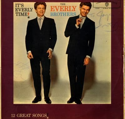 Everly Brothers,The - It's Everly Time (WM 8012) - Autographed
