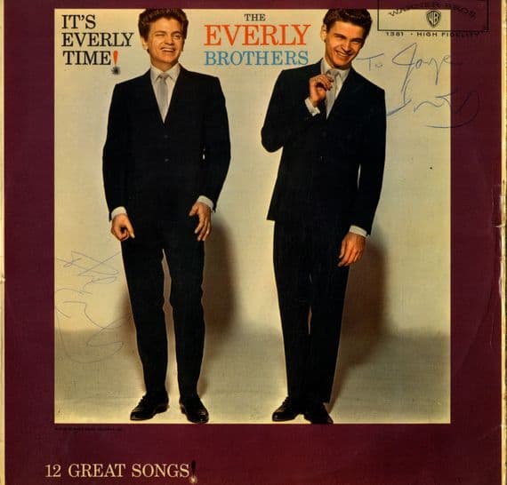 Everly Brothers,The - It's Everly Time (WM 8012) - Autographed