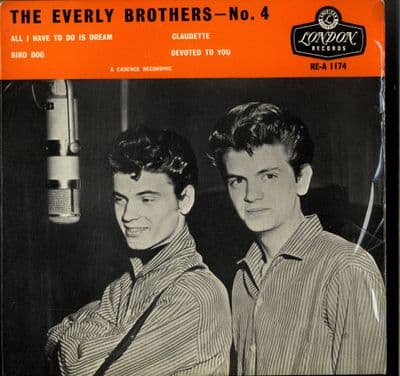 Everly Brothers,The - Number 4 - Bird Dog - Claudette  RE-A 1174)