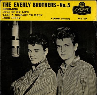 Everly Brothers,The - Number 5 - Problems - Poor Jenny (RE-A 1229) RE-A 1174)
