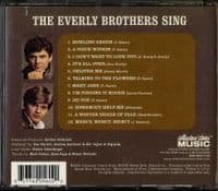 Everly Brothers,The - Sing .. Bowling Green - Somebody Help Me - USA CD