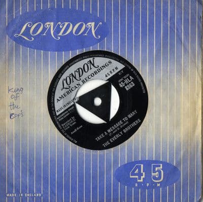 Everly Brothers,The - Take A Message To Mary/Poor Jenny (HLA 8863)