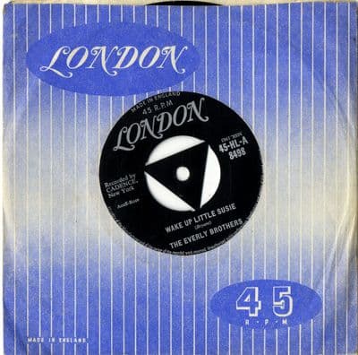 Everly Brothers,The - Wake Up Little Susie/Maybe Tomorrow (HL-A 8498) Ex