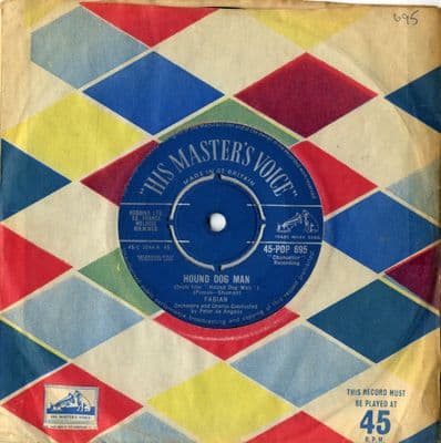 Fabian - Hound Dog Man/This Friendly World (Pop 695)