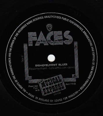 Faces (Rod Stewart) - Dishevelment Blues/Oo-La-La Medley (NME Flexi)