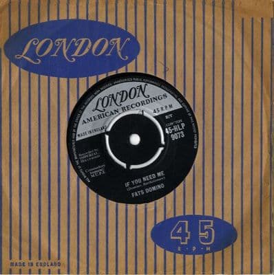 Fats Domino - If You Need Me/Country Boy (HLP 9073)