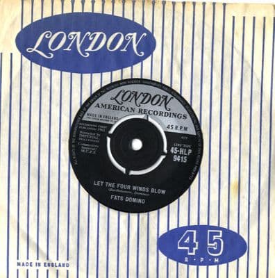 Fats Domino - Let The Four Winds Blow/Good Hearted Man  (HLP 9415)