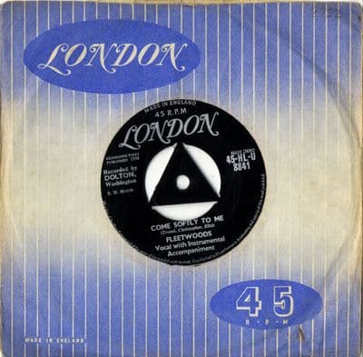 Fleetwoods - Come Softly To Me/I Care So Much (HL-U 8841)