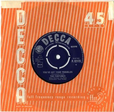 Fortunes,The - You've Got Your Troubles/I've Got To Go (F 12173)