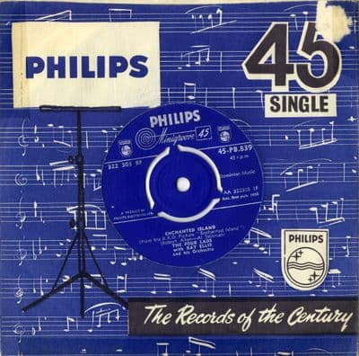 Four Lads,The - Enchanted Island/Guess What The Neighbours'll Say (PB 839) M-